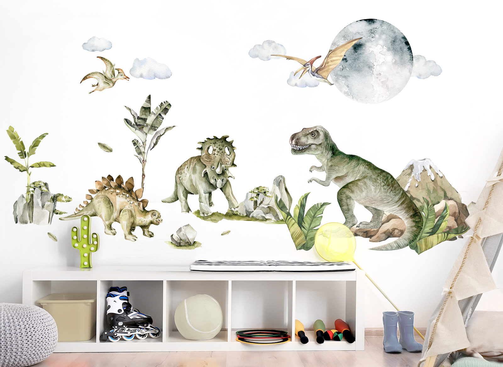 Dinosaurier Baby Wandtattoo | DL819 | Tiere | Jungen Grandora