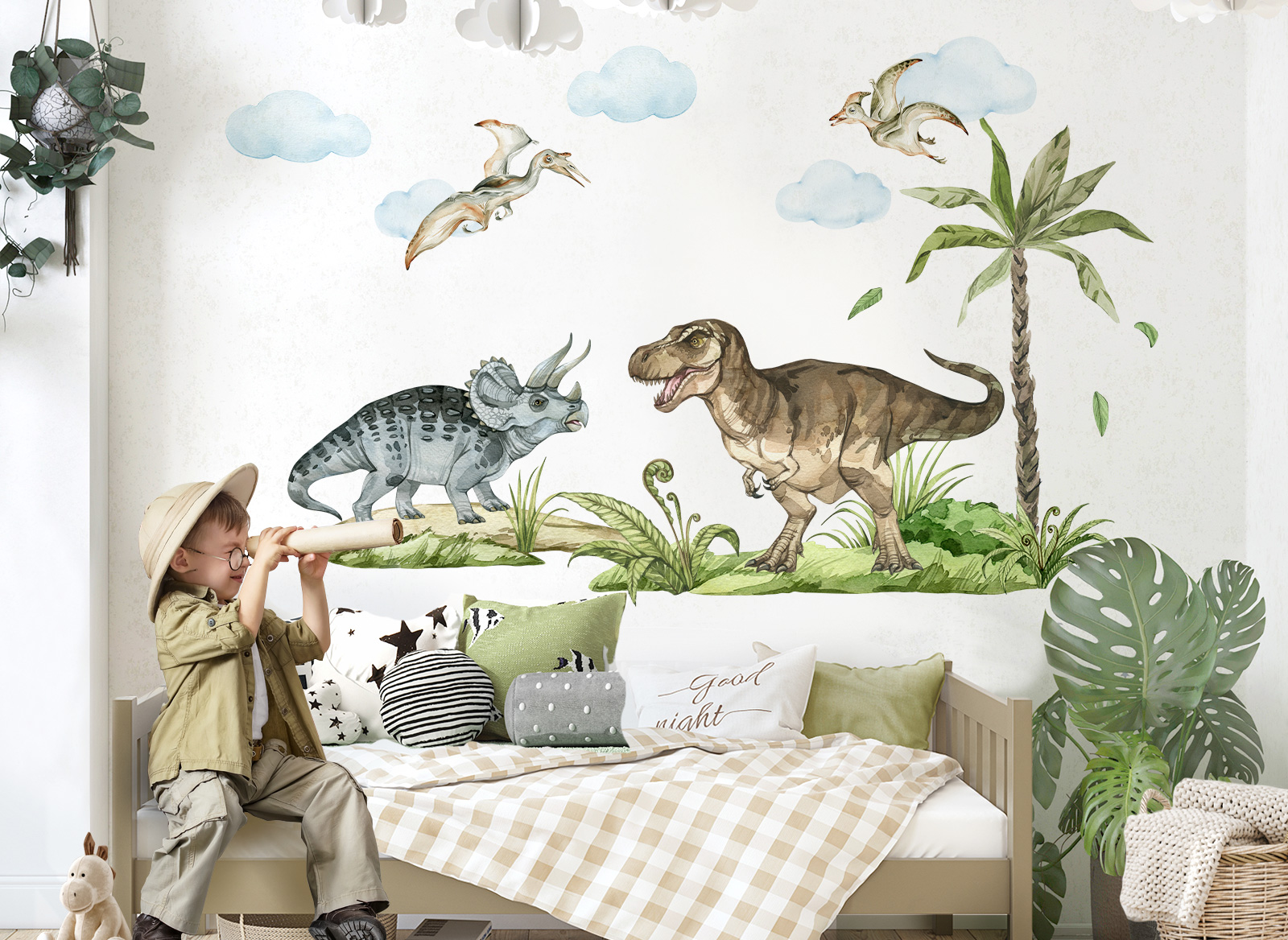 Grandora Wandtattoo Dinosaurier DL843 | Tiere | Jungen | Baby